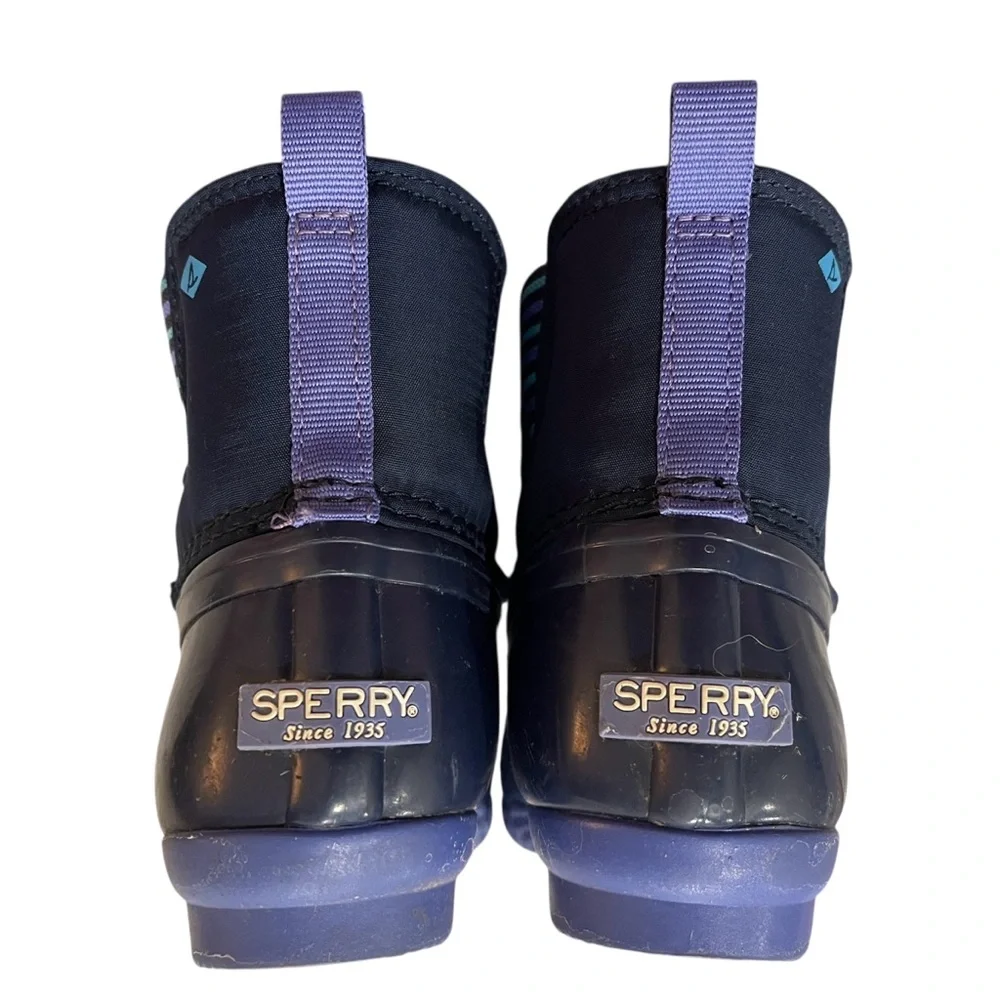 Sperry Unisex Toddler Chelsea Boots 8 Navy Blue Rain